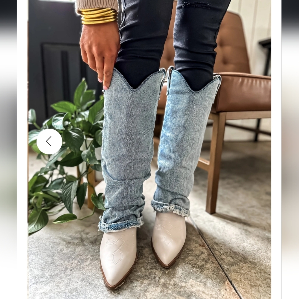 Steve Madden Denim Boots